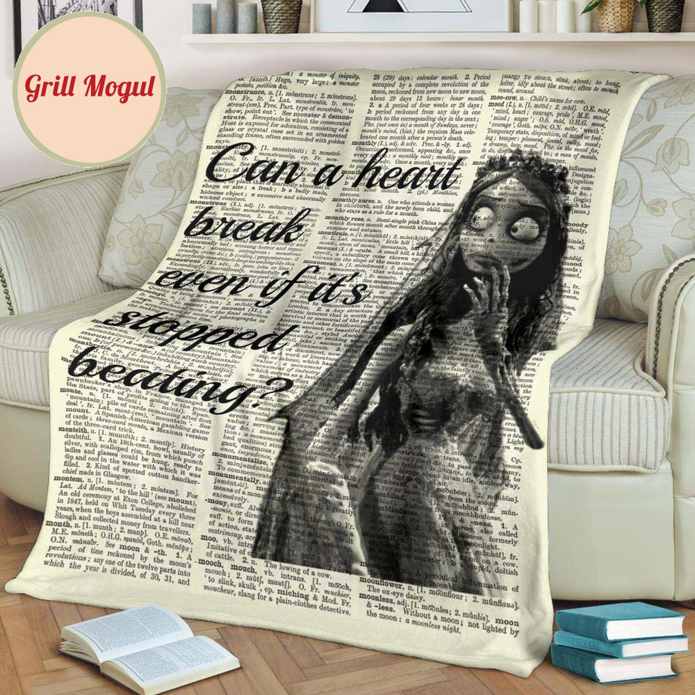 Broken Heart Corpse Bride Fleece Blanket.jpg