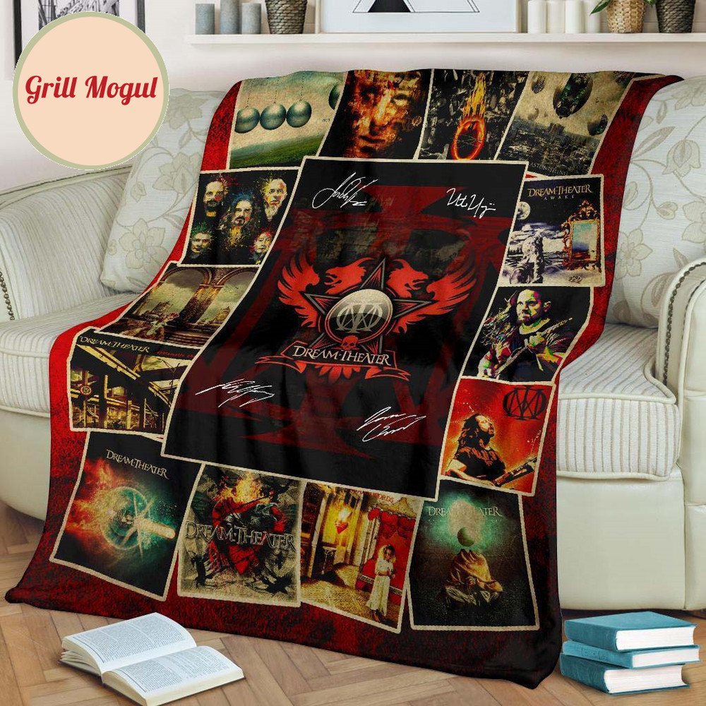 Dream Theater Fleece Blanket Rock Band Fan Gift Idea.jpg