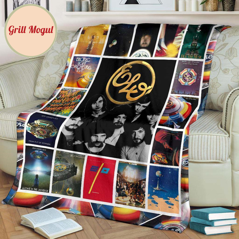 Electric Light Orchestra Fleece Blanket For Rock Band Fan.jpg