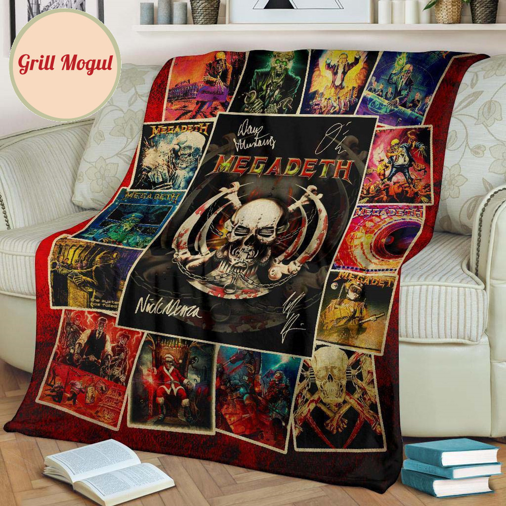 Megadeth Fleece Blanket Rock Band Fan Gift Idea.jpg