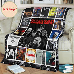 scorpions fleece blanket for rock fan music