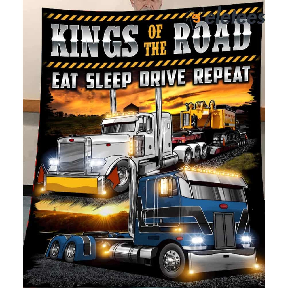 Kings Of The Road Eat Sleep Drive Repeat Blanket.jpg