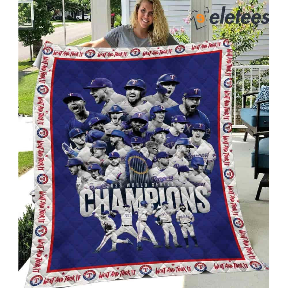 Rangers 2023 World Series Champions Went And Took It Blanket.jpg