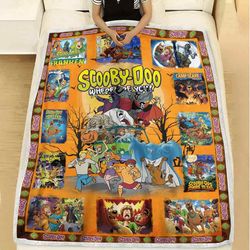 scooby doo where are you blanket