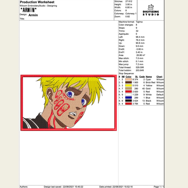 20 Anime Embroidery Designs Bundle, Anime Machine Embroidery | Inspire ...