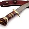 Buye Now Damascus Steel Bowie Kukri Knife