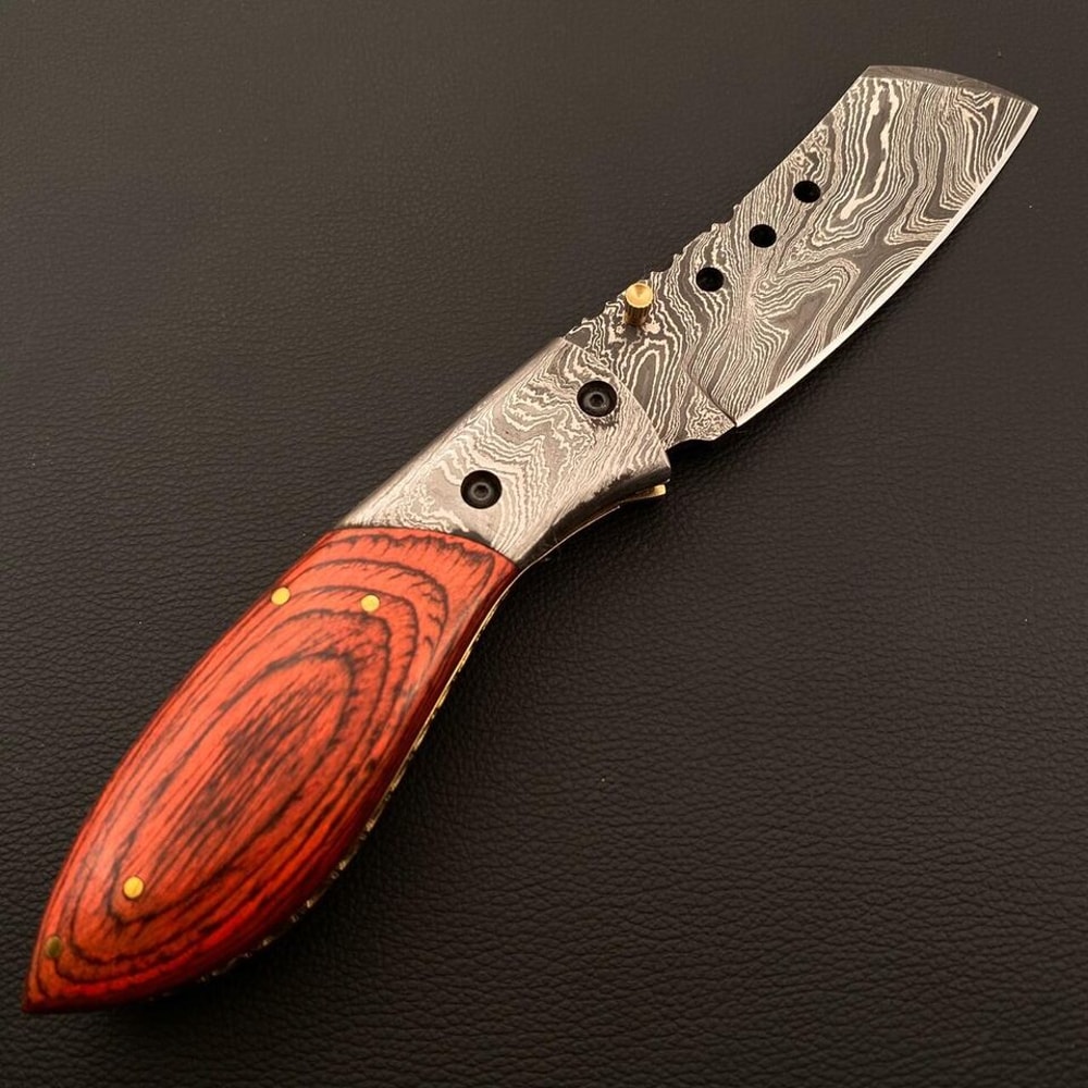 Buy Now HandForged Damascus Steel Pocket Knife