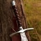 Hand Forged Damascus Steel Battle Ready Viking Sword Scabbard Razor Sharp 1