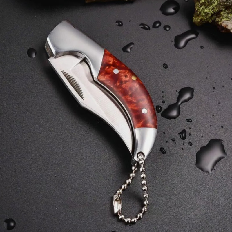 Mini Pocket Knife Folding Blade Pocket Knife Hunting Camping Survival EDC Tool 0