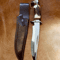 Handcrafted D2 Steel Bowie Knife 8 Blade With Deer Horn Handle Leather Sheath For Hunting Bushcr 1