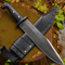 Handmade Tercio Raider 10 Inch Full Tang Bowie Knife Leather Sheath Micarta Grips Gift For Husband 5