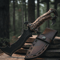 Handmade Fantasy Art Knife Engraved Stag Horn Handle Carbon Steel Artisan Collector Blade With Le 1