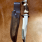 Handcrafted D2 Steel Bowie Knife 8 Blade With Deer Horn Handle Leather Sheath For Hunting Bushcr 1