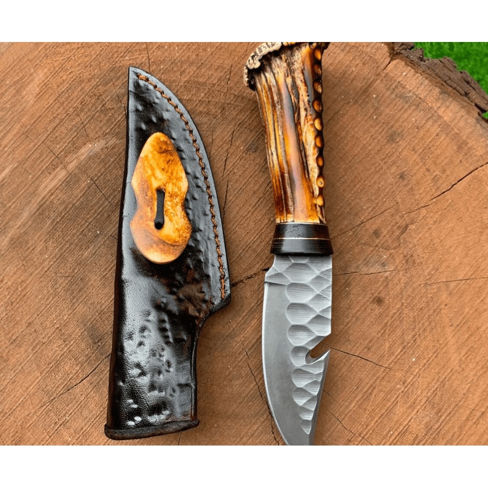 Buy Now Hand Forged Carbon Steel Skinner Knife