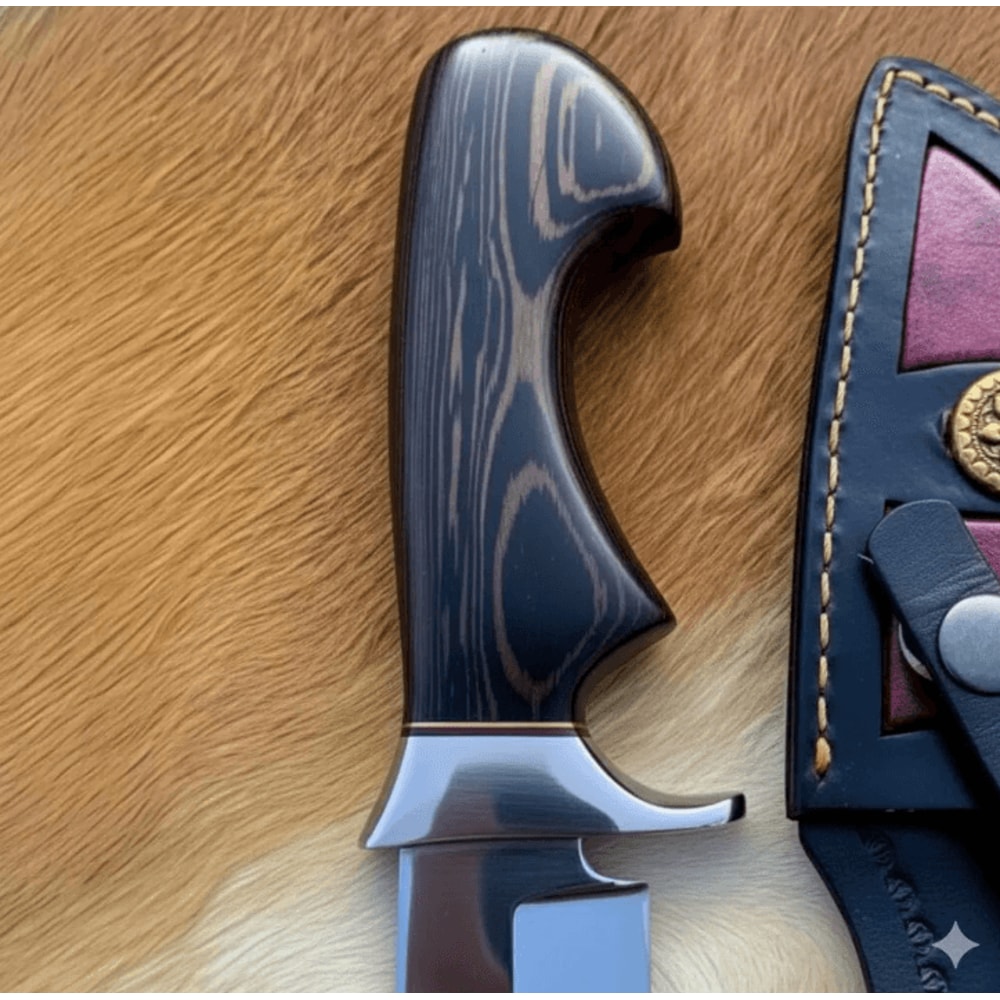 Buy Now D2 Steel Hunting Knife 9 Exotic Wood Handle