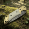 Buy Now Handmade Damascus Steel Folding Knife Bone Handle