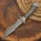 Premium Damascus Hunting Knife Full Tang Fixed Blade Survival Knife With Sheath 3