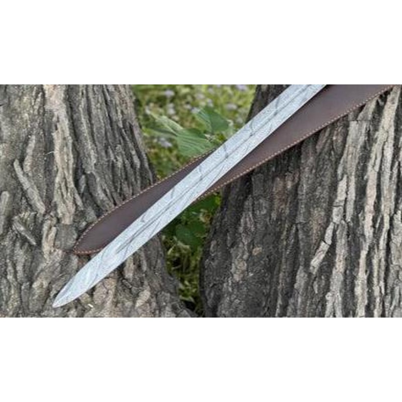 Premium Royal Serpent Sword Damascus Steel Fantasy Collector Display Blade 5