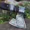 Premium Engraved Viking Axe High Carbon Steel Hatchet With Leather Sheath 5