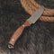 Handmade Hunting Knife EDC Full Tang Camping Knife Fixed Blade Survival Knife With Leather Sheath 1