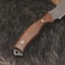 Handmade Hunting Knife EDC Full Tang Camping Knife Fixed Blade Survival Knife With Leather Sheath 2