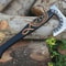 Custom Engraved Viking Hatchet Norse Rune Axe Collector Gift With Leather Cover 0