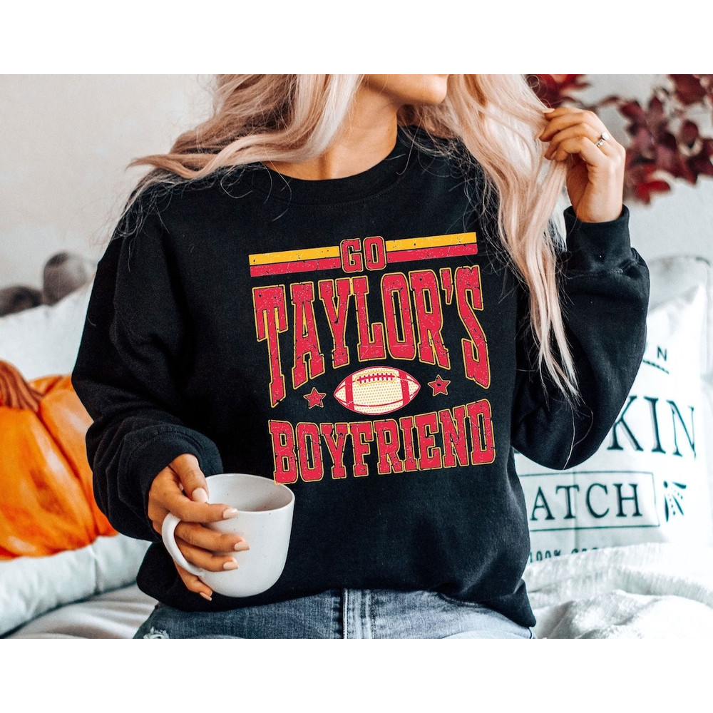 Go Taylor's Boyfriend Shirt, Travis and Taylor, Go Taylors Boyfriend Sweatshirt, Taylors Version T-shirt, KC Football, Football Fan Gifts