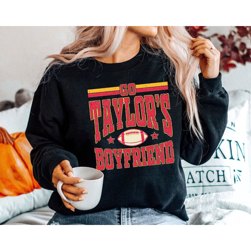 Go Taylor's Boyfriend Shirt, Travis and Taylor, Go Taylors Boyfriend Sweatshirt, Taylors Version T-shirt, KC Football, Football Fan Gifts