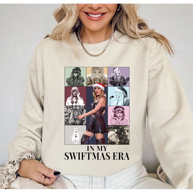 Merry Swiftmas Sweatshirt, Christmas Taylor's Version Tshirt, In My Swiftmas Era Shirt, Taylor Swiftie Christmas Sweater, Eras Tour Merch
