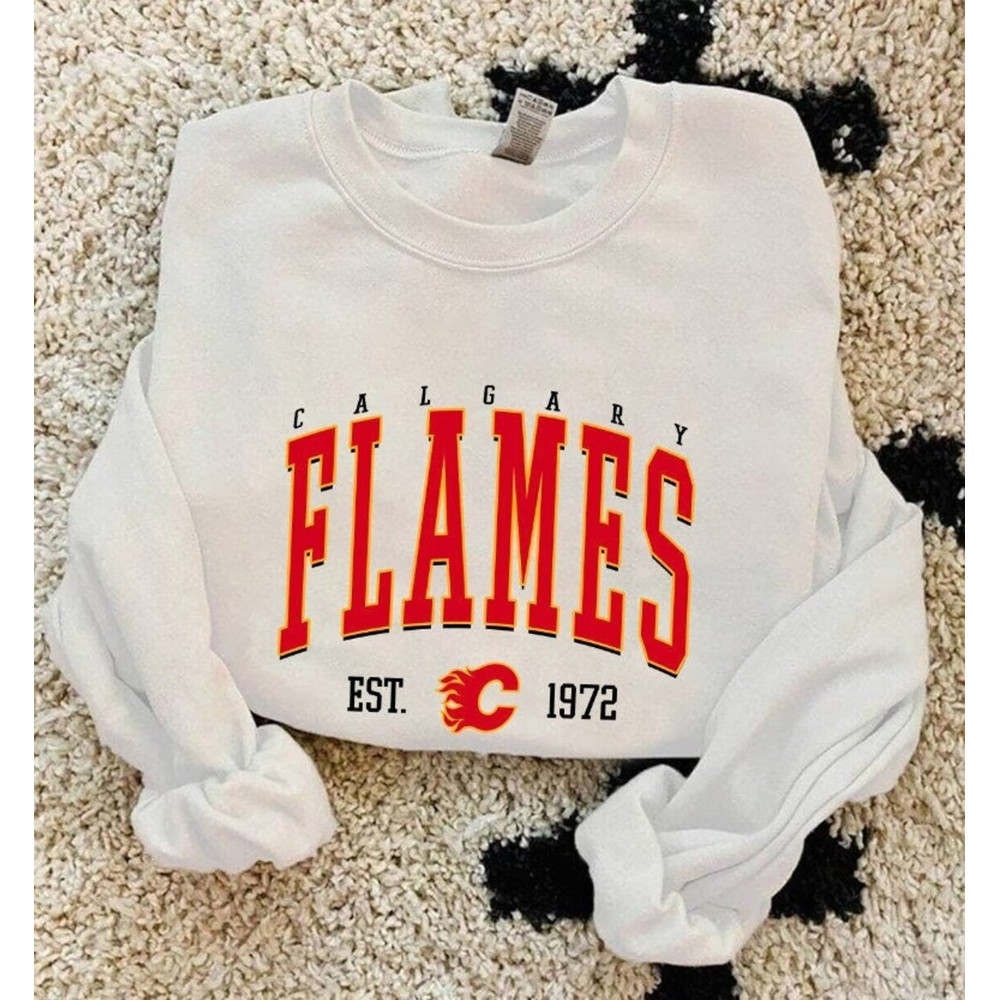 Calgary Wranglers Sweatshirt, Vintage Style Calgary Wranglers Shirt, NHL Sweatshirt, Calgary Wranglers NHL Shirt