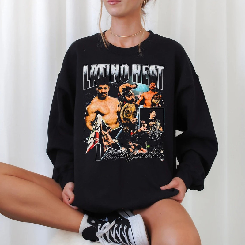 Eddie Guerrero Shirt, Latino Heat Eddie Guerrero Shirt For Fan, Latino Heat Shirt, Eddie Guerrero Shirt for fan