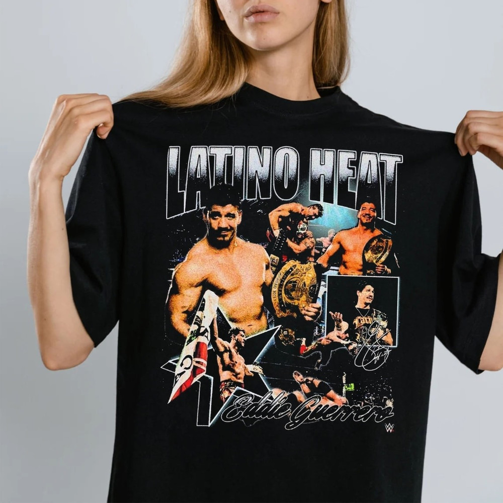 Eddie Guerrero Shirt, Latino Heat Eddie Guerrero Shirt For Fan, Latino Heat Shirt, Eddie Guerrero Shirt for fan