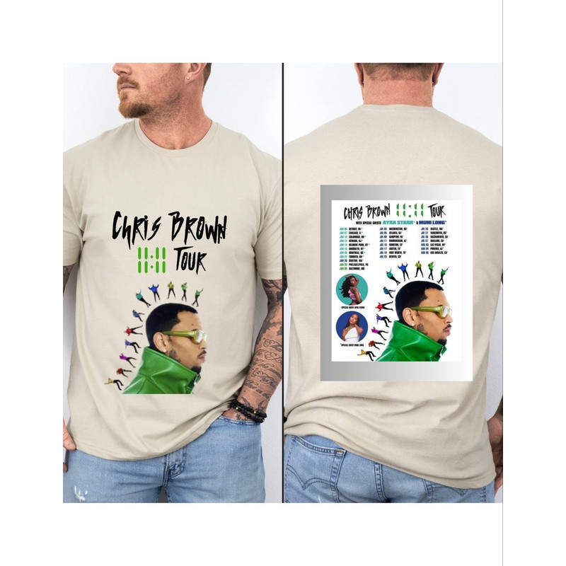 Chris Brown 11:11 Tour 2024 Shirt, Chris Brown Tour 2024 Shirt, Chris Brown shirt, Chris Brown shirt for men women