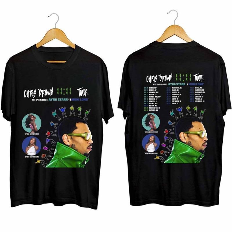 Chris Brown 11:11 Tour 2024 Shirt, Chris Brown Tour 2024 Shirt, Chris Brown shirt, Chris Brown shirt for men women