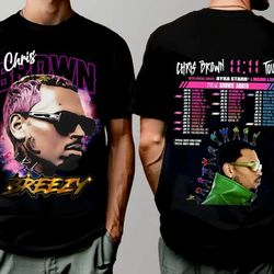 chris brown 11:11 tour 2024 shirt, chris brown tour 2024 shirt, chris brown shirt, chris brown shirt for men women 49