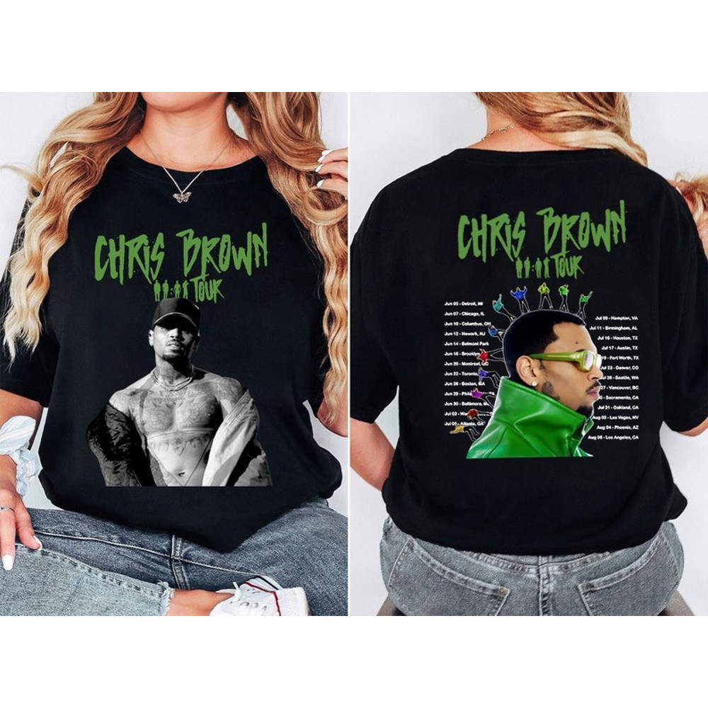 Chris Brown 11:11 Tour 2024 Shirt, Chris Brown Tour 2024 Shirt, Chris Brown shirt, Chris Brown shirt for men women