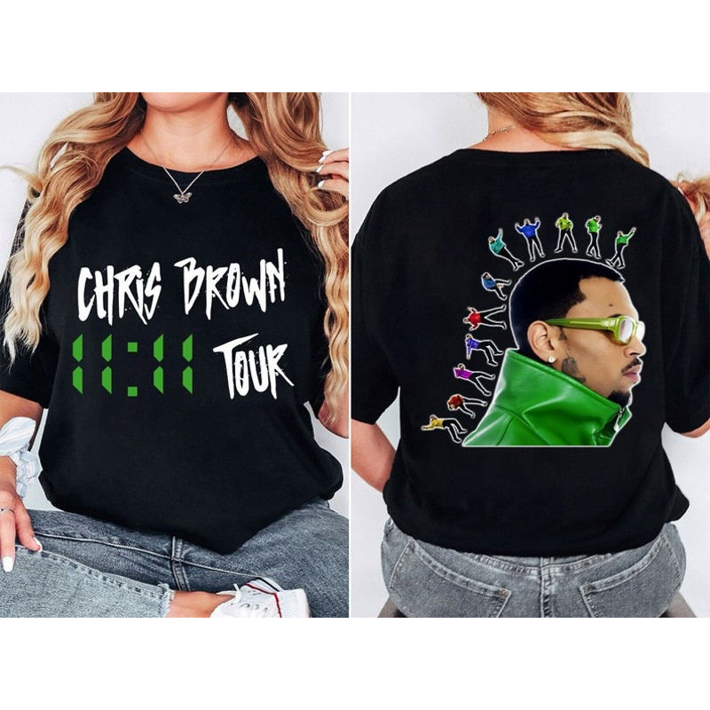 Chris Brown 11:11 Tour 2024 Shirt, Chris Brown Tour 2024 Shirt, Chris Brown shirt, Chris Brown shirt for men women