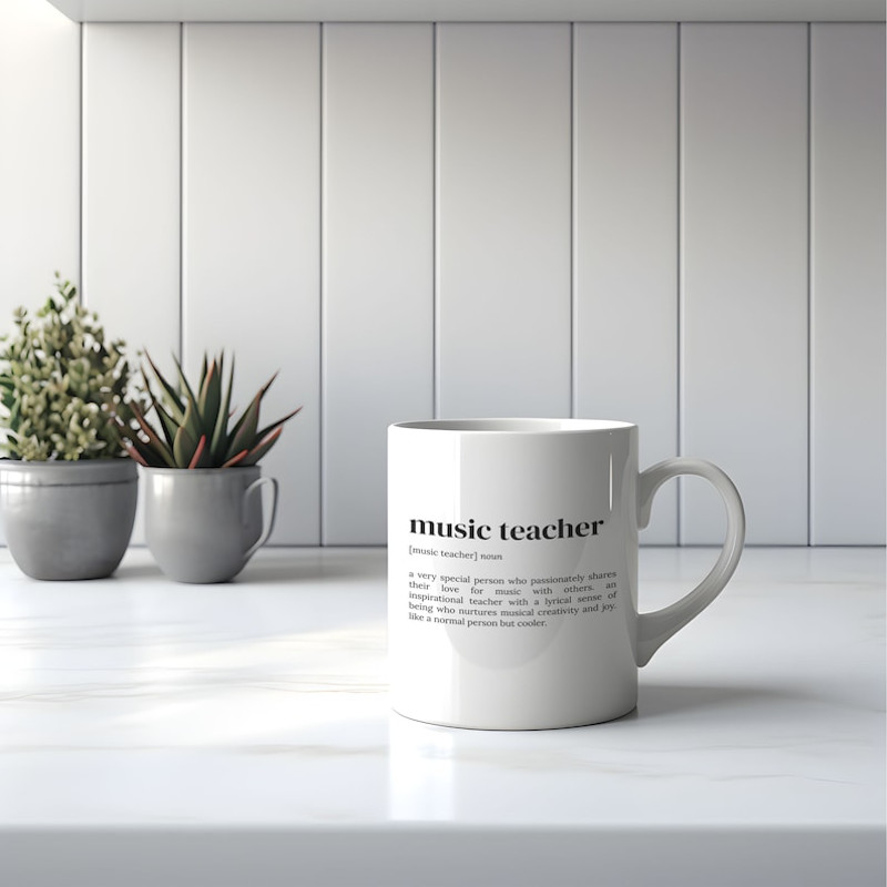 Coffee Mug Music Teacher Definition, Coffee Mug, Musician Mug, Funny Gift, Sercastic Cup, Funny Music Mug, Definition Funny Gift2.jpg