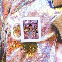 taylor swift 90s style poster coffee mug tea mug | 15oz & 11oz options | swiftie gift | ceramic | merch | eras tour