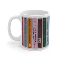The Smiths and Morrissey Cassette Collection Mug. 80s Music. Cassette Collection Mug. Music Gift. Music Mug