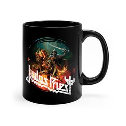 Judas Priest Mug, Judas Priest Music Band Mug, Hardcore Band, Rare Band Mug