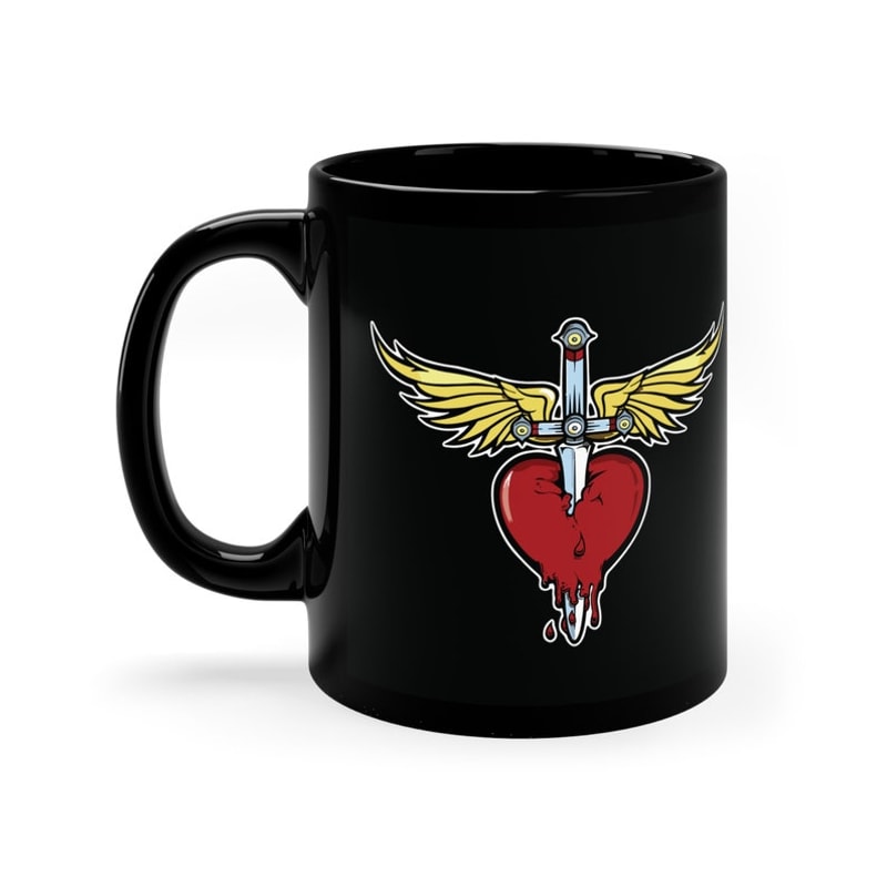 Bon Jovi Rock Icon Mug - High-Contrast Image of Jon Bon Jovi - Perfect Gift for Bon Jovi Fans 11oz Black Mug3.jpg