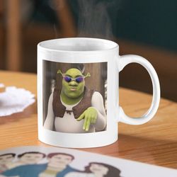 Funny Shrek Meme Ceramic Mug 11oz