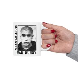 Customized Ceramic Coffee Mug Bad Bunny Most Wanted Tour 2024