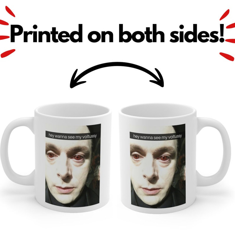 Wanna See My Voltussy Vampire Snap Funny Meme Large White Ceramic Coffee Mug Robert Pattinson3.jpg