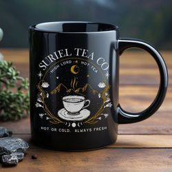 Suriel Tea Co Acotar Mug | Banned Books Mugs | Booktok Mug | Feyre And Rhysand | Velaris Mug | Perfect for Hot Tea