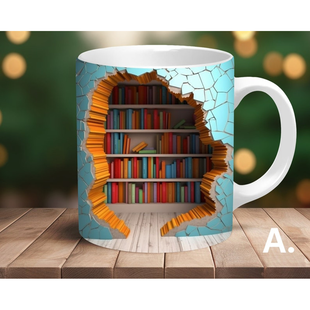 Coffee Mug Book Lover Mug Librarian Coffee Mug Gift For Teacher Christmas Gift Best Friend Gift Christmas Gift Idea1.jpg