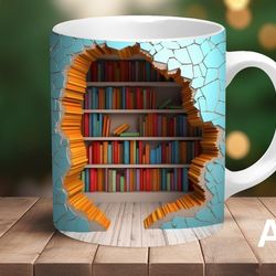 Coffee Mug Book Lover Mug Librarian Coffee Mug Gift For Teacher Christmas Gift Best Friend Gift Christmas Gift Idea