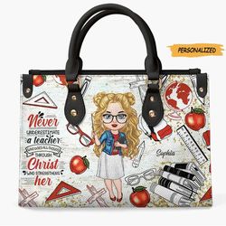 Personalized Leather Bag, Birthday, V7