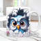 3D Baby Owl Mug Wrap 11oz and 15oz Mug Template Hole In A Wall Mug Sublimation Designs, Mug Wrap Template, Digital Download PNG.jpg